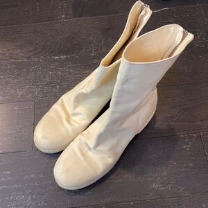 Guidi RARE 788z size 41 white leather backzip boots mid length classic style